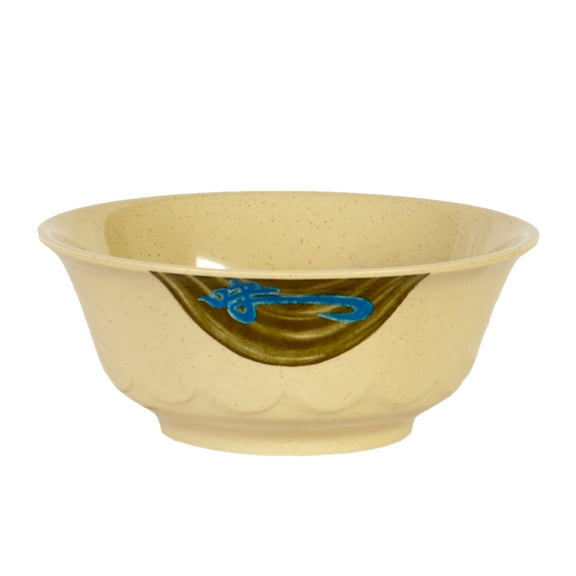 Excellante Wei melamine dinnerware collection 25 oz, 6 1/4" scalloped bowl, comes in dozen