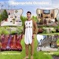 thumbnail image 5 of Brown Owl Pajamas Adult CANASOUR Cosplay Animal Pajamas Polyester Couple Family Suit Small, 5 of 6