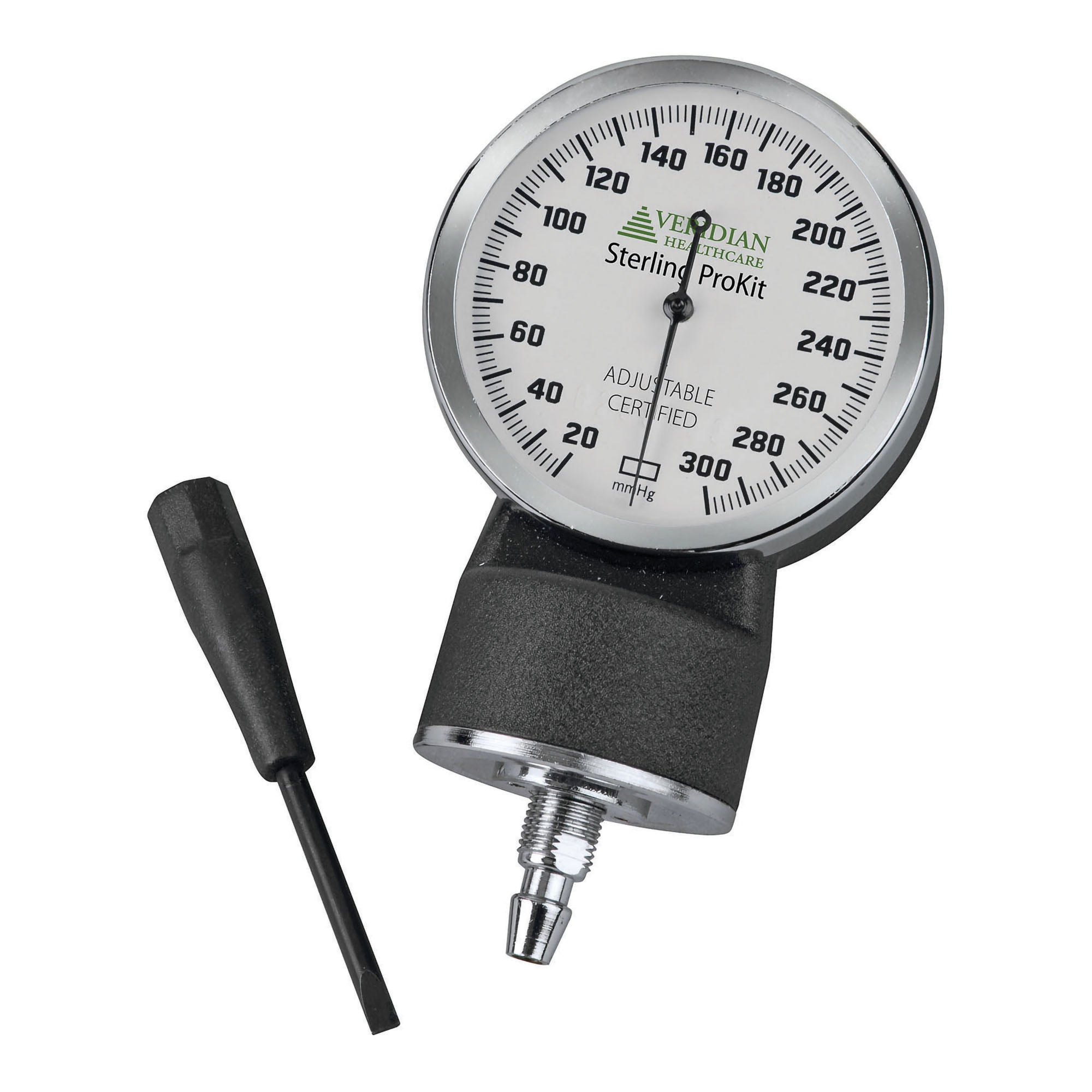 Veridian Healthcare Sterling ProKit Adjustable Aneroid Sphygmomanometer with Sprague Stethoscope, Magenta