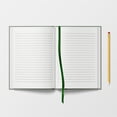 thumbnail image 2 of DESIGNER HARDCOVER JOURNAL-BIRCH FOREST-LINED/RULED NO BLEED PAPER-GOLD FOILED-SATIN SILK BOOKMARK, 2 of 4