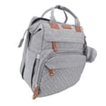 thumbnail image 1 of Diaper Bag Foldable Multifunctional Baby Diaper Backpack with USB Charging Port for Travel, 1 of 7