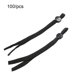 thumbnail image 1 of Spandex Banda elástica Cuerda de orejera elástica ajustable Cuerda de costura para manualidades de bricolaje, Negro, 100 piezas kenally HA8129-03B, 1 of 6
