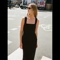 thumbnail image 4 of Vestido Informal Liso Sin Mangas con Tirantes Finos para Mujer Negro M, 4 of 8