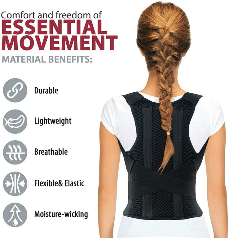 MALOOW Posture Correcting Back Support Brace for Upper Body Pain Relief, X  Large, 1 Piece - Kroger