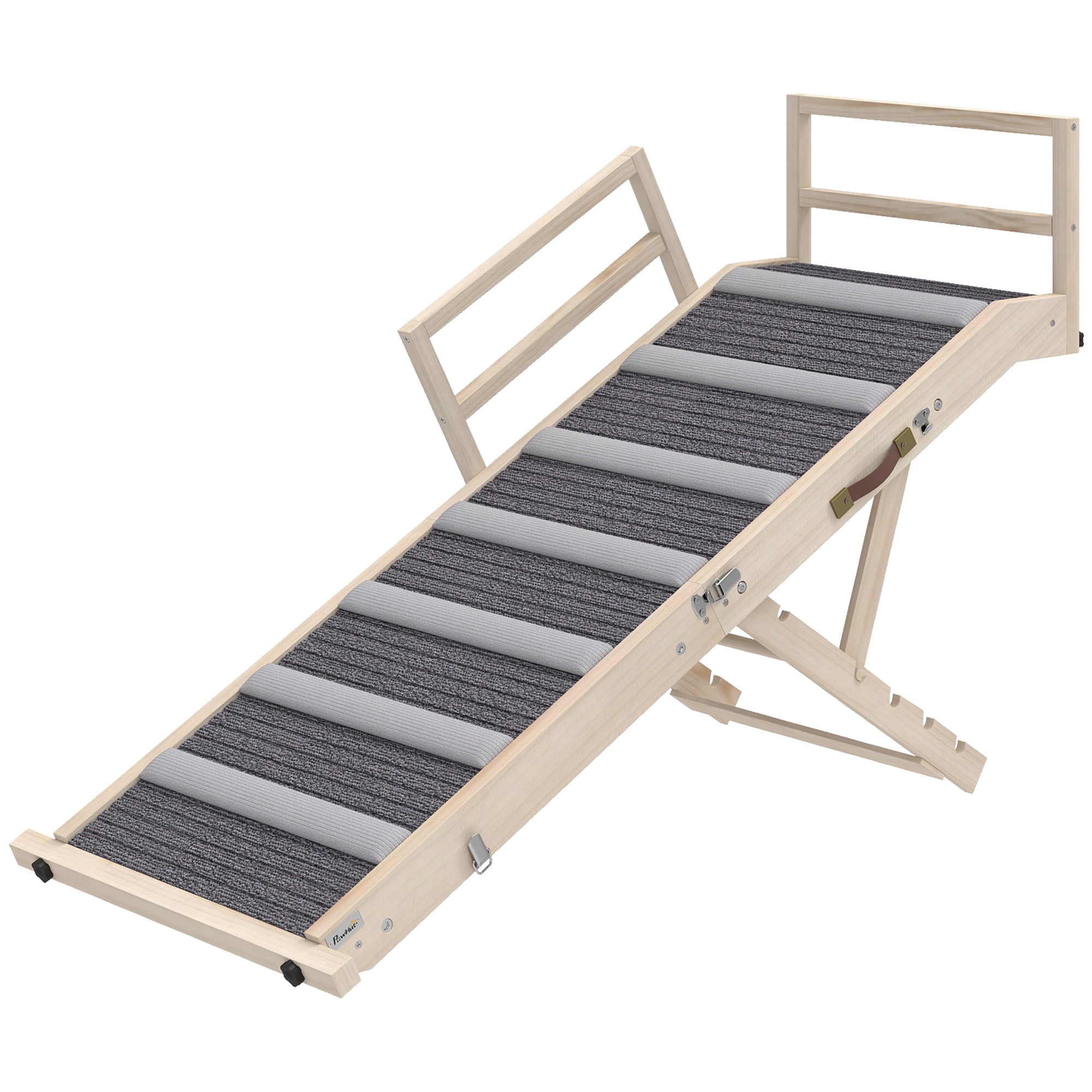 Dog Step with Side Rails Dog Ramp, Folding Pet Ramp