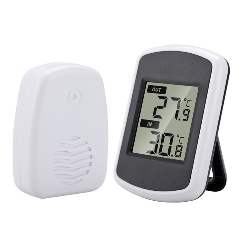Mduoduo Digital Wetterstation Innen Außen Thermometer Wireless Funk Mit  Außenfühler