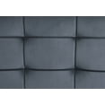 thumbnail image 5 of AC00428 - Bench, Gray Velvet & Sandy Gray Finish - Brantley, 5 of 5