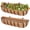 2, variant on 4 Pack 24 Inch Window Boxes Railing Planter Box with Coconut Liner, Balcony Railing Planter Horse Trough Deck Window Planters, Metal Railing Hanging Flower Baskets for Outdoor Porch Fence Patio