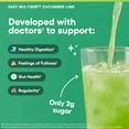 thumbnail image 3 of Physician's Choice Easy Mix Fiber Powder for Digestive Health & Regularity - Soluble Prebiotic Fiber - Cucumber Lime - 30 Servings, 3 of 7