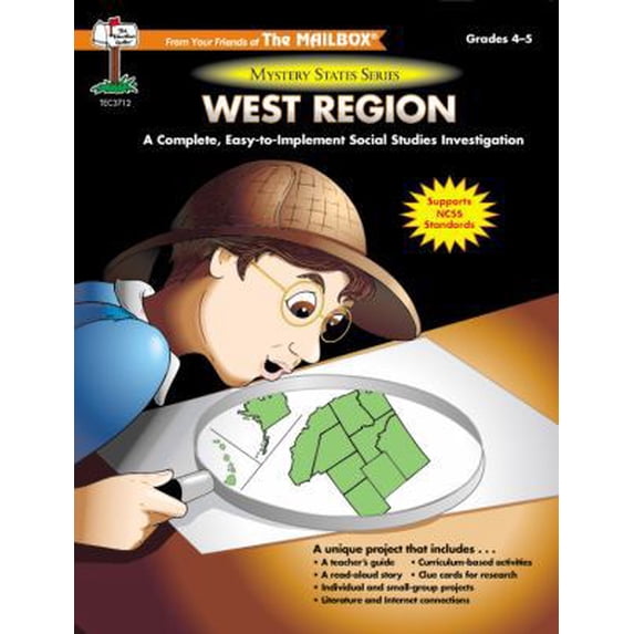 Pre-Owned West Region - Grades 4-5 (Mystery States Series) (Paperback) 1562344528 9781562344528