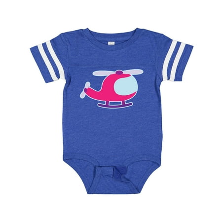 

Inktastic Helicopter Pink Girls Girls Baby Bodysuit
