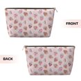 thumbnail image 2 of Picia Strawberry Cake Printed Leather Travel Toiletry Bag,Cosmetic Organizer, Makeup Travel Bag, Durable Travel Pouch, Compact Toiletry Bag, Travel Accessories, 2 of 6