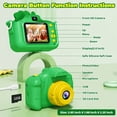 thumbnail image 3 of Bravokids Kids Camera, Dinosaur Toddler 1080P Digital Camera with 32GB SD Card, Birthday Gift for Girls Age 3-9, 3 of 8