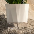 thumbnail image 3 of Breathable Holes Visible Water Level Flower Pot Lazy Automatic Water-Absorbing Flowerpot Garden Supplies-S,Beige, 3 of 8