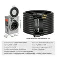thumbnail image 6 of SKYSHALO Generator Cord with Inlet Box, 30 Amp 25 FT, RV Extension Cord NEMA L14-30P/L14-30R STW 10 AWG, Twist Lock Connector, Pre-Drilled Box for RV Use, ETL Certified, 6 of 9