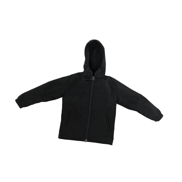 Chaqueta en miniatura a escala 1:6, estilo retro, para figuras de acción masculinas de 12 pulgadas. negro