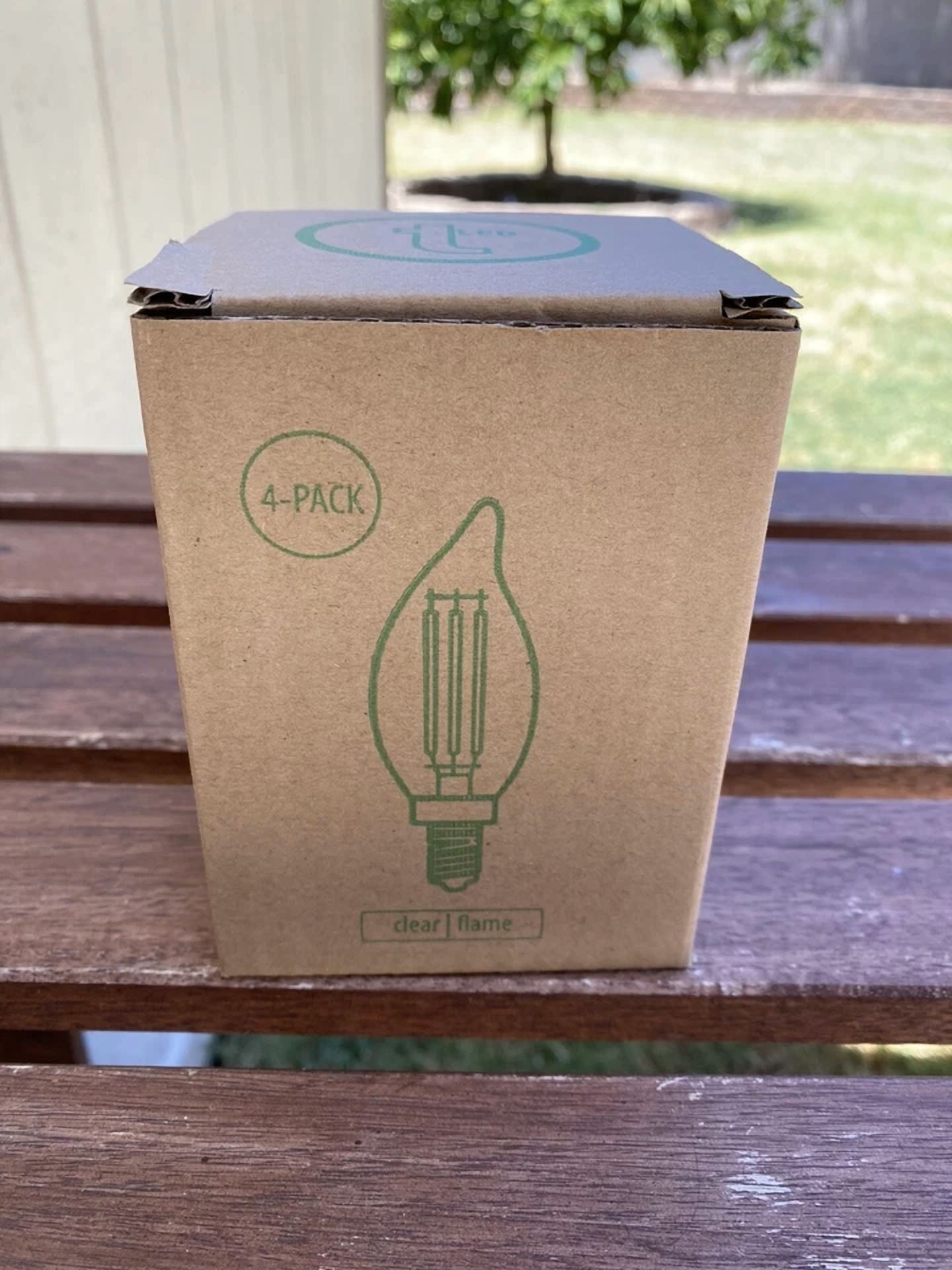 Led Candelabra Vintage Edison Candle Bulbs E12 Small Base 4 Pack Dimmable