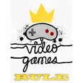thumbnail image 2 of Prime, Marcus 25x32 Black Ornate Wood Framed with Double Matting Museum Art Print Titled - Video Games Rule, 2 of 4