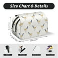 thumbnail image 5 of Sikiie Funny Chicken Print Flip Double-layer Pencil Case, All-purpose Stationery Bag for Study and Office, Zipper Design, Unisex, 5 of 7