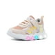 thumbnail image 3 of Tenis Deportivo Para Niña Ninos Con Luces Led Conejito Tornasol rosa claro 20, 3 of 6