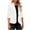 White, variant on biudgviw Womens Casual Blazers Dressy Long Sleeve Lapel Button Slim Suit Outwear Formal Work Office Blazer Jacket
