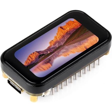 ESP32-S3 Development Board with 1.47inch Touch LCD Display, 172×320 262K Color IPS Screen, Support 2.4GHz WiFi & Bluetooth 5, Dual-core Processor up to 240MHz Frequency, with Pinheader