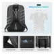 thumbnail image 4 of Mochila para portátil MARK RYDEN Slim para hombre con puerto USB impermeable, 4 of 7