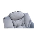 thumbnail image 4 of Light gray fabric, stable steel frame - Enjoy comfort in the living room, 4 of 6