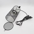 thumbnail image 5 of Protector de lámpara de calor para reptiles Emisor de calor de cerámica Lámpara calentadora para tomar el sol Interruptor de encendido para reptiles y diseño de gancho para colgar antimorded, 5 of 5
