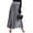 Silver, variant on 1pcs Women's High Waist Pleated Maxi Skirt Gold Beach Skirt Flowing Long A-Line Skirt Sparkly Pleated Skirt for Party Vacation