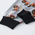 thumbnail image 3 of WIBACKER 1-10 Year Boys' 2-Piece Pajamas Set Long Sleeve Sleepwear Pjs 100% Cotton For Kids and Toddler Boys - Tractor, 3 of 10