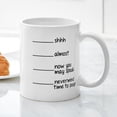 thumbnail image 3 of CafePress - Time To Poop Mugs - 11 oz Ceramic Mug - Novelty Coffee Tea Cup, 3 of 4