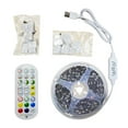 thumbnail image 3 of LED Strip Lights 197Inch 70LED, Color Changing Lights Strip for Bedroom, Desk, Indoor, Room Bedroom, Girl Boy Birthday Gifts RGB Decor with Remote and 24V Power Supply, 3 of 8