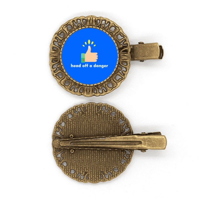 Danger Conquérant Likenum Bonne Épingle à Cheveux Broche Pince à Cheveux Barrette