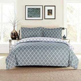 Echelon Home Silent Woods Cotton 3 Piece Duvet Cover Set Twin Leaf
