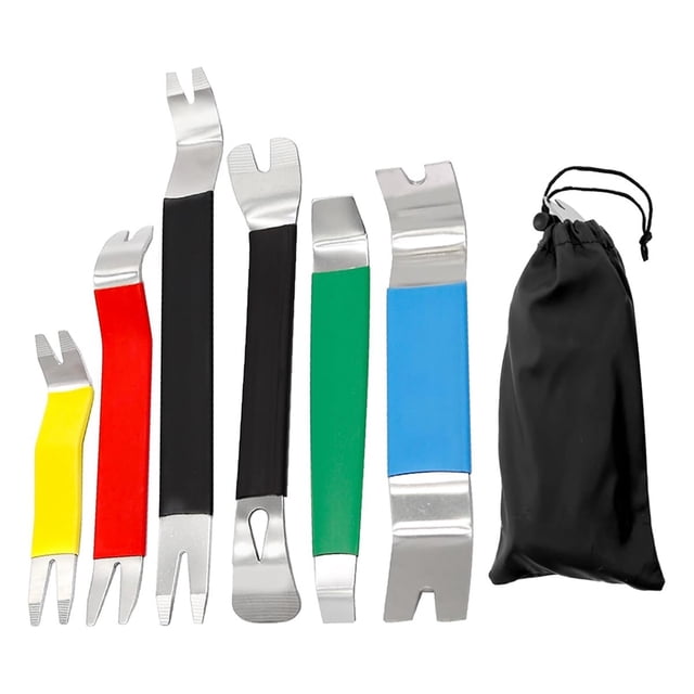 6PCS Auto Trim Removal Tool Fastener Remover Pry Tool Panel Removal Tool for Car Door Panel Dashboard Radio