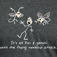 thumbnail image 3 of CafePress - Flyingmonkeysdark Men's Deluxe T Shirt - Mens Tri-blend T-Shirt, 3 of 4