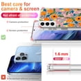 thumbnail image 3 of Art Design Flower Case for Samsung Galaxy S22,Aesthetic Colourful Floral Plant Case for Men Women,Unique Soft TPU Bumper Case Cover, 3 of 5