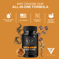 thumbnail image 4 of (3 Pack) Savannah Black Surge Male Health Support, SavannahBlackSurge Supplement (180 Capsules), 4 of 9