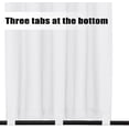 thumbnail image 6 of Rosnek Outdoor Curtains for Patio Waterproof Windproof Grommet Top and Tab Bottom Drape for Patio, Cabana, Porch, Pergola and Gazebo, 52"x 96", White, 1 Panel, 6 of 8