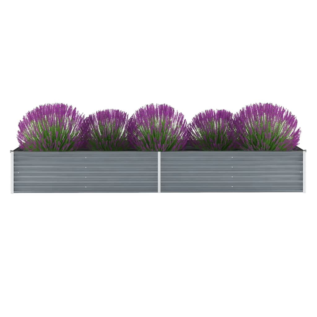 Kepooman Outdoor Raised Garden Bed for Vegetables Flowers, 126" X 31.5" X 17.7", Gray Kepooman Outdoor Raised Garden Bed for Vegetables Flowers, 126" X 31.5" X 17.7", Gray