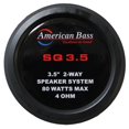 thumbnail image 4 of Pair of American Bass 3.5" 2 Way Coaxial Speaker 80W 4 Ohm w/ Neo Swivel Tweeter New, 4 of 6