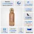 thumbnail image 6 of Coldest Sports Water Bottle with Straw Lid Vacuum Insulated Stainless Steel Bottles Reusable Leak Proof Flask for Sports (32 oz, Executive Wood), 6 of 9