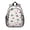 Alien UFO White, variant on Alien UFO White Pattern Backpack for School, Cute School Bag with Adjustable Shoulder Straps and Padded Back, 15"x11.42"x5.5"