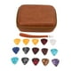 thumbnail image 2 of Juego De Bolsas Para Púas De Guitarra, Estuche De Almacenamiento De Tela EVA Impermeable De Gran Espacio Con 15 Púas Para Guitarra, 2 of 7