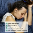 thumbnail image 2 of COBY Sleep Wireless Earbuds, Bluetooth 5.3 Noise Cancelling Earbuds with Charging Case, Black, 2 of 7