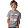 thumbnail image 5 of XAOFW Kids Patriotic Graphic T-Shirts Fourth Of July Short Sleeve Casual T Shirt For Girls Boys Youth Comfortable Tee Home Lounging Versatile Tops, 5 of 6