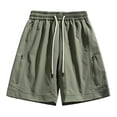 thumbnail image 3 of Bcfgryg Summer Men's Small Shorts Micro Men's Casual Shorts Workout Shorts Men Army Green S, 3 of 4