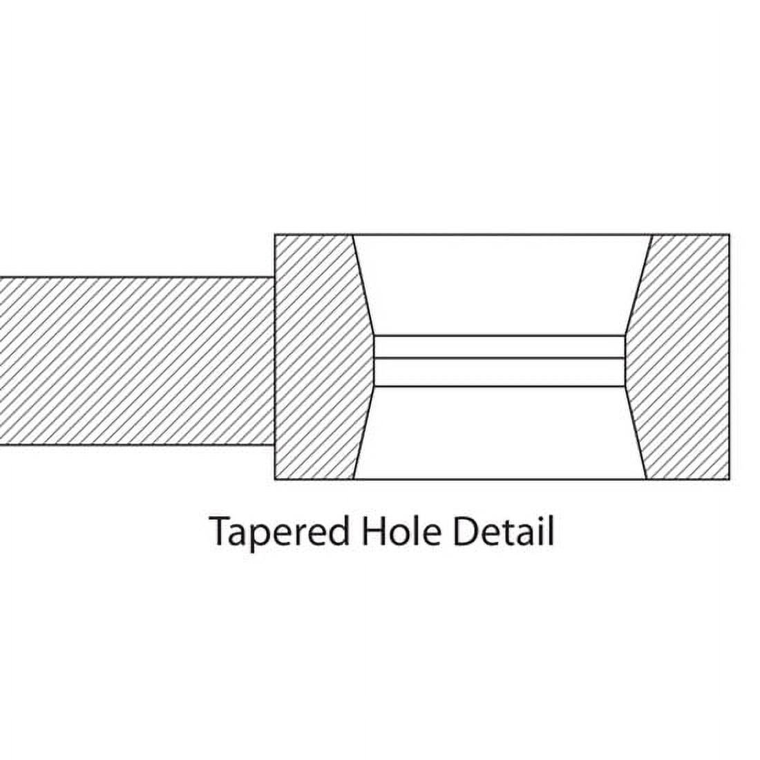 2 In Offset Vega Pitman Steering Arm, Tapered for Tie Rod, Zinc Finish