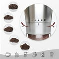 thumbnail image 2 of Molinillo de café manual portátil ajustable, molinillo de café con manivela, mango plegable, molinillo de café de acero inoxidable, molinillo de café portátil (color: plata), 2 of 5